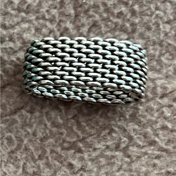 Tiffany & Co. Somerset Mesh Ring - Picture 5 of 5